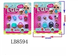 OBL685766 - 1.5 -inch doll surprise 4 only 4 PCS doll accessories card pack (2)