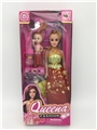 OBL685792 - High quality fashion empty handed barbie 11.5 and 3.5 inch children mirrored bottle with 2 dress