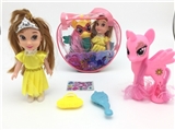 OBL685868 - 6 "Disney princess take evade glue Ma Baoli horsemen to take horse to stick with a comb with package