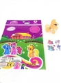 OBL685915 - 1 only plastic crystal Ma Baoli stickers with horses