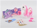 OBL685918 - 1 only evade glue Ma Baoli horse with accessories stickers
