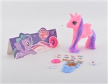 OBL685919 - 1 only evade glue Ma Baoli horse with accessories stickers
