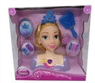 OBL685952 - 24 "Disney princess music lights half solid body model with crystal comb with crystal crown with hai