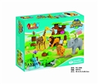 OBL686386 - 草原动物82块积木