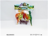 OBL686683 - 5 size only dinosaur egg tree fence