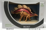 OBL687010 - TPR solid simulation stegosaurus dinosaur