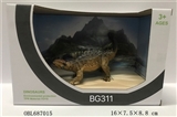 OBL687015 - TPR solid simulation dinosaur Nail art dragon