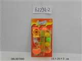 OBL687080 - 透明EVA软弹乒乓球枪（3弹+3球+靶）