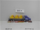 OBL687149 - Inertial platform car Yellow duck