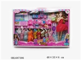 OBL687386 - 11 "9 joint firm with 3 d true eye a barbie doll