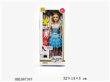 OBL687397 - 11 "9 joints real barbie doll