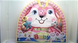 OBL688015 - Baby game blanket (shape) the little white rabbit