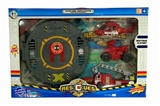 OBL688091 - Fire suit/apron (package two button batteries, strip light, sound), small aircraft, pointed motorcyc