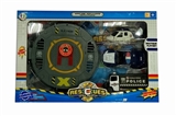 OBL688092 - The police suit/apron (package two button batteries, strip light, sound), a small plane, small sport