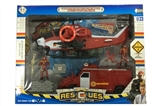 OBL688103 - Slide fire suit/apache (package two button batteries, with lights, sounds), escort car, soldiers and