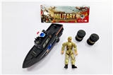 OBL688111 - Military suit/planing boat, soldier, tank