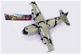 OBL688127 - Military suit/slide large transport aircraft (package two button batteries, strip light, sound), sol