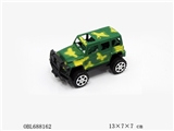 OBL688162 - 迷彩拉线越野悍马车