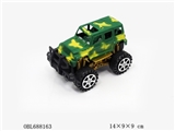 OBL688163 - 迷彩拉线越野悍马车