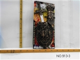 OBL688933 - Bronze sword and shield Wristbands (sword meat plating)