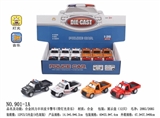 OBL689454 - 合金回力丰田皮卡警车（带灯光音乐）