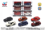 OBL691535 - 1:36合金回力仿真车宾利、玛莎拉蒂带灯光音乐