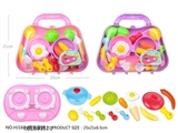 OBL691570 - 餐具2色混（粉红、紫）带灯光音乐