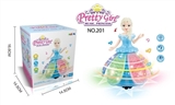 OBL691811 - Ice and snow country electric princess with vocal cord lamp (not package)
