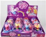 OBL691906 - Big 3 color horse with the comb display box 12 egg