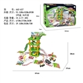 OBL692121 - Alloy city parking lot suit (2 alloy car 1 aircraft)