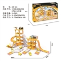 OBL692128 - Alloy engineering suit parking lot (2 alloy car 1 aircraft)
