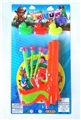 OBL692251 - Color soft bullet gun (with three ducks)