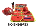 OBL692422 - Bag of PVC clip fire suit with clothes