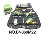 OBL692425 - Bag of PVC clip military suit with clothes