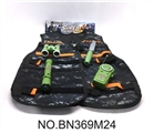 OBL692427 - Bag of PVC clip military suit with clothes
