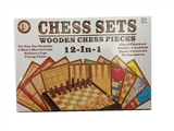 OBL692899 - (12 1) wooden chess sets
