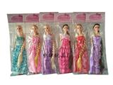 OBL699121 - 11.5 inch long hair barbie six mixed
