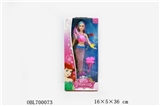 OBL700073 - 14 inch light music mermaid with comb