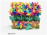 OBL701187 - 76 composed 1 box of 12 cm wide sticks windmills