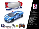 OBL701341 - 1：28四通 警车兰博基尼（包电）