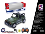OBL701355 - 1：28四通 军车吉普（包电）