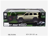 OBL701994 - 1:12 4通仿真丰田越野明窗兰德酷路泽遥控车带灯光带充电带音乐