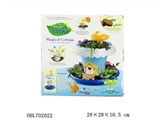 OBL702022 - DIY house garden flower fairy tales series - magic cabin (with no light music) boy