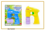OBL702095 - Solid color automatic single bottle water bubble gun blue lights