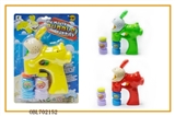 OBL702152 - Real mini er joy rabbit painted with three lights flash music two bottles of water bubble gun