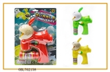OBL702158 - Solid color joy rabbit painted with music three lights flash single bottle water bubble gun