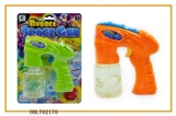 OBL702170 - Real ribbon music blue light single bottle water (185 ml) bubble gun