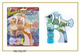 OBL702197 - Transparent fan, clown fish painted with music four lights flashing single bottle water bubble gun