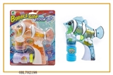 OBL702198 - Transparent fan, clown fish painted with four lights flashing single bottle water bubble gun