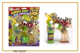 OBL702207 - Transparent with light music tigger single bottle water bubble gun